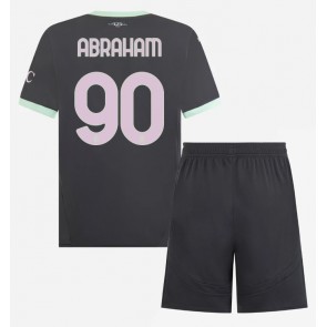 AC Milan Tammy Abraham #90 Rezervni Dres za Dječji 2024-25 Kratak Rukavima (+ kratke hlače)